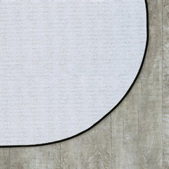 Area Rug, Oval 5'4" x 7'8" with Green Floral Nylon