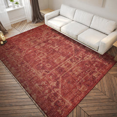 Area Rug, Polyester in Spice with Oriental Pattern
