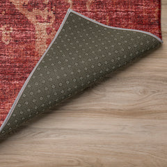 Area Rug, Polyester in Spice with Oriental Pattern