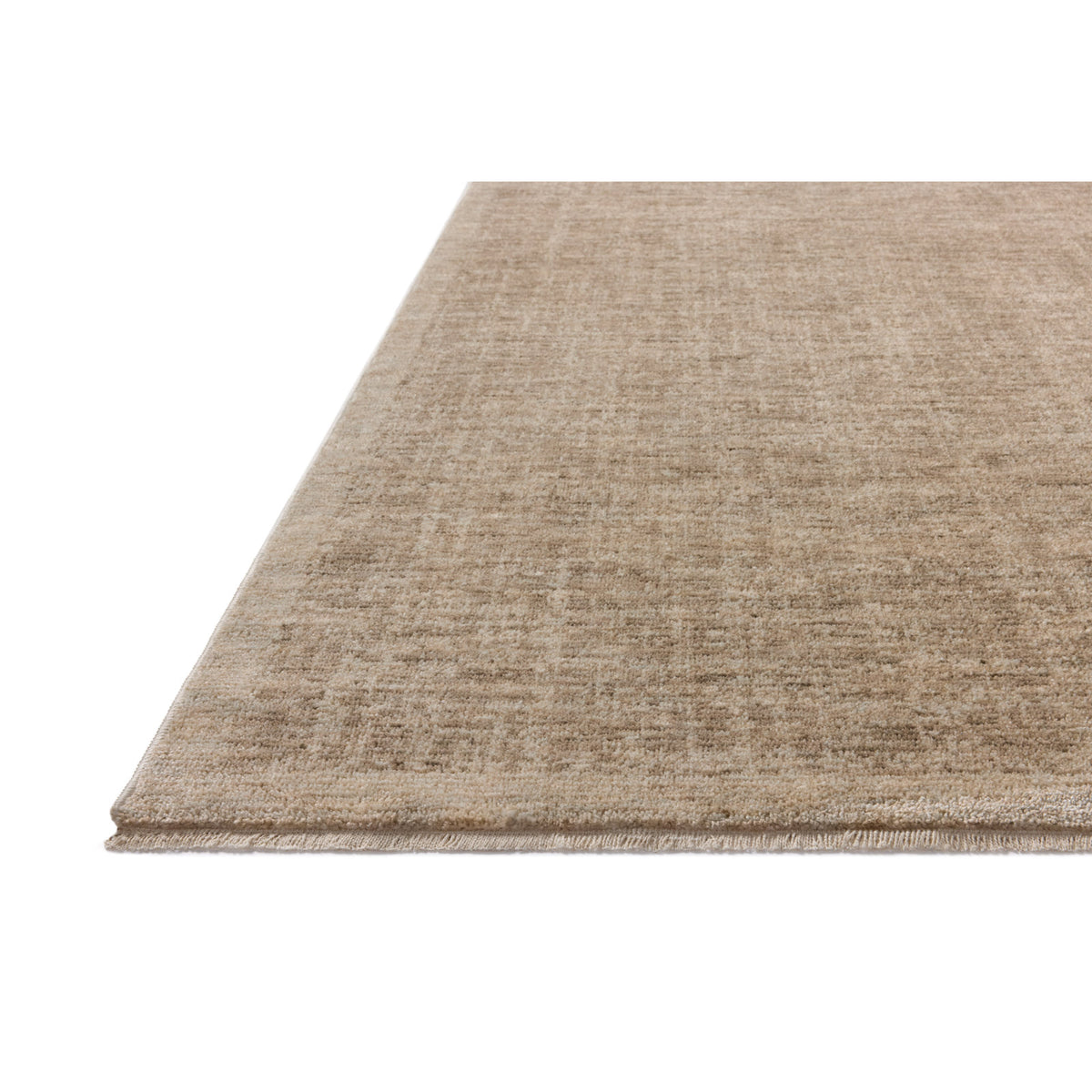 Area Rug, Rectangle 7'10" x 10'2" in Beige and Tan Polyester