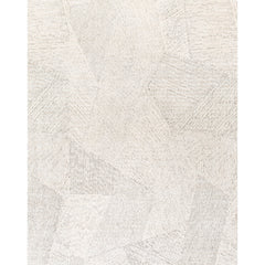 Area Rug, Rectangle 7'10" x 10' in Ivory and Gray