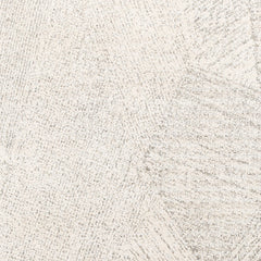 Area Rug, Rectangle 7'10" x 10' in Ivory and Gray