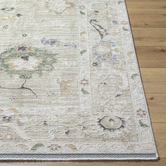 Area Rug, Rectangle 7'10" x 10', Polyester, Traditional Oriental Pattern