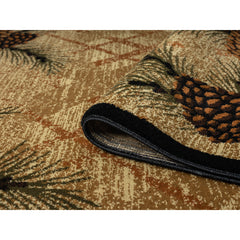 Area Rug, Rectangle 7'10" x 9'10" in Antique Polypropylene