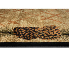 Area Rug, Rectangle 7'10" x 9'10" in Antique Polypropylene