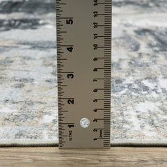 Area Rug, Rectangle 7'6" x 10' in Polyester with Non-Slip Backing