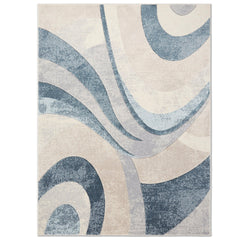 Area Rug, Rectangle 7 ft 10 in x 10 ft 6 in with Abstract Pattern