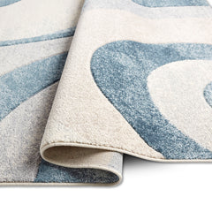 Area Rug, Rectangle 7 ft 10 in x 10 ft 6 in with Abstract Pattern