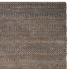 Area Rug, Round 6 Ft, Beige Hand Woven Cotton and Jute