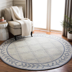 Area Rug, Round 8 Ft with Polypropylene and Geometric Pattern