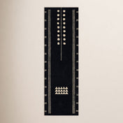 Area Rug, Runner 2'6" x 8', Wool in Navy and Sand
