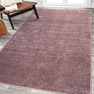 Area Rug, Solid, 8'8" x 12' in Light Purple