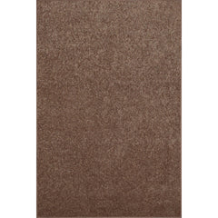 Area Rug, Solid Polypropylene in Brown