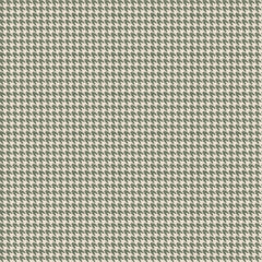 Armchair with Olive Chunky Houndstooth Cotton Upholstery and Espresso Legs