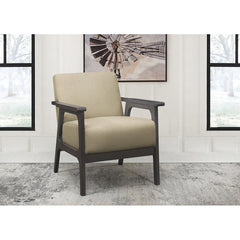 Armchair with Solid Rubberwood Frame and Polyester Upholstery