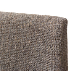 Armchairs, Set of 2, Polyester Blend, Solid Wood Legs