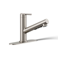 Kohler Crue Pull-Out Kitchen Sink Faucet, Pull-Out Laundry Faucet with Three-Function Sprayhead | product photo