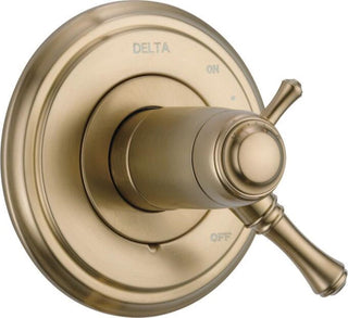 Cassidy Volume Control Faucet Trim with Lever Handles in Brilliance Champagne Bronze