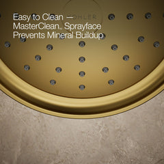 Purist Shower Trim in Vibrant Brushed Moderne Brass | product photo