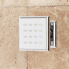 Ryle Complete Thermostatic Shower System with Rough-in Valve in Chrome | product photo