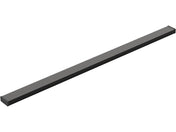 Linear Grid Shower Drain Grate in Matte Black