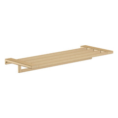 AddStoris Towel Rack with Towel Holder in Brushed Bronze | product photo