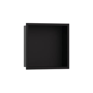 XtraStoris Original Wall niche with Frame 12"x 12"x 5.5" in Matte Black