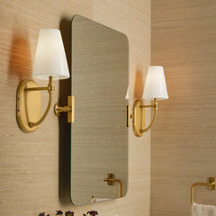 Kohler Castia By Studio McGee 20 in. X 30 in. Rectangular Mirror in Vibrant Brushed Moderne Brass | product photo