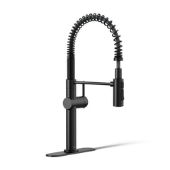 Kohler Crue Single Handle Semi-Professional Pre-Rinse Kitchen Faucet with Three-Function Pull Down Sprayer | product photo