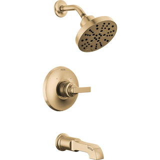 Tetra Bathtub Faucet Trim Kit, Bathtub Faucet Set, Shower Head and Handle Set, Bathtub Kit in Champagne Bronze