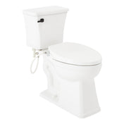 Benbrook 1.28 GPF Two Piece Elongated Toilet in Matte Black
