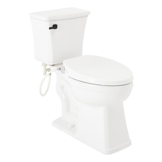 Benbrook 1.28 GPF Two Piece Elongated Toilet in Matte Black