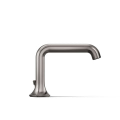 Kohler Occasion Widespread Bathroom Sink Faucet Spout with Straight Design and Drain Assembly in Vibrant Titanium | product photo