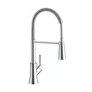 Joleena Pull Out Single Handle Kitchen Faucet in Chrome