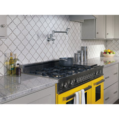 Traditional Pot Filler Kitchen Faucet in Arctic Stainless | product photo