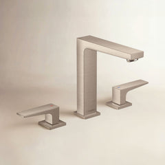Metropol Low Flow Water Saving Widespread Faucet with Drain Assembly in Brushed Nickel | product photo
