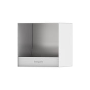 XtraStoris Original Recessed Toilet Paper Holder 6"x 6"x 5.5" in Matte White