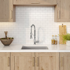 Standart PRO™ 23" L x 18" W Undermount Kitchen Sink with Faucet in Chrome | product photo