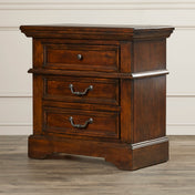 Bachelor's Chest, 3 Drawers, Mango Wood, Oil Rubbed Bronze Handles