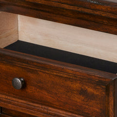 Bachelor's Chest, 3 Drawers, Mango Wood, Oil Rubbed Bronze Handles