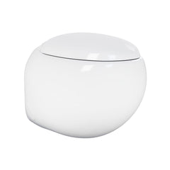 Back to Wall Toilet, Plaisir, Round Bowl with Dual Flush