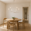 Scale | the chandelier beside a full-height doorway for true size