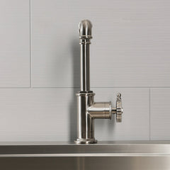 Bar Faucet, Fuller, One-Handle Deck Mount in Brushed Nickel