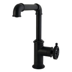 Bar Faucet, Fuller, One-Handle Deck Mount in Matte Black