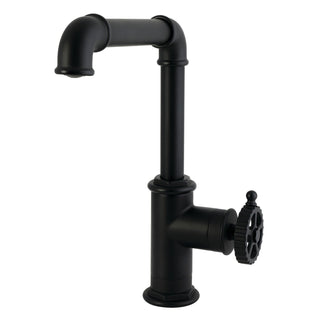 Bar Faucet, Fuller, One-Handle Deck Mount in Matte Black