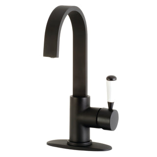 Bar Faucet, Paris, One-Handle Deck Mount in Matte Black