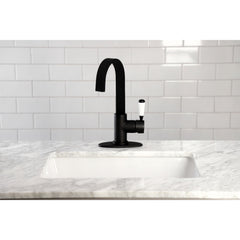 Bar Faucet, Paris, One-Handle Deck Mount in Matte Black