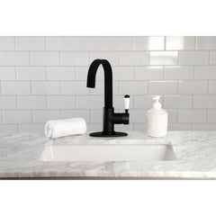 Bar Faucet, Paris, One-Handle Deck Mount in Matte Black