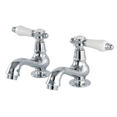 Basin Tap Faucet, Bel-Air, Two-Handle Deck Mount in Polished Chrome