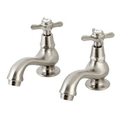 Basin Tap Faucet, Essex, Two-Handle Deck Mount in Brushed Nickel